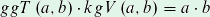 Formel, wie der ggT und das kgV zusammenhängen